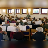 Hohen Zuspruch fand der Bläserworkshop des Posaunenchors Neustadt. 78 Personen erarbeiteten unter der Leitung von Heiko Kremers neue Stücke. (Foto: Rüdiger Pfeiffer)