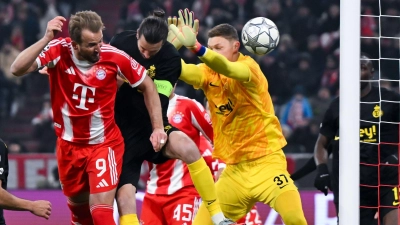 Der Führungstreffer von Harry Kane ebnete den Weg für den FC Bayern. (Foto: Sven Hoppe/dpa)