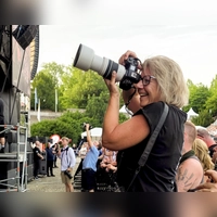 Fotografin Arlett Ströbel in Action beim Peter-Maffay-Konzert. (Foto: Katrin Rogowski)