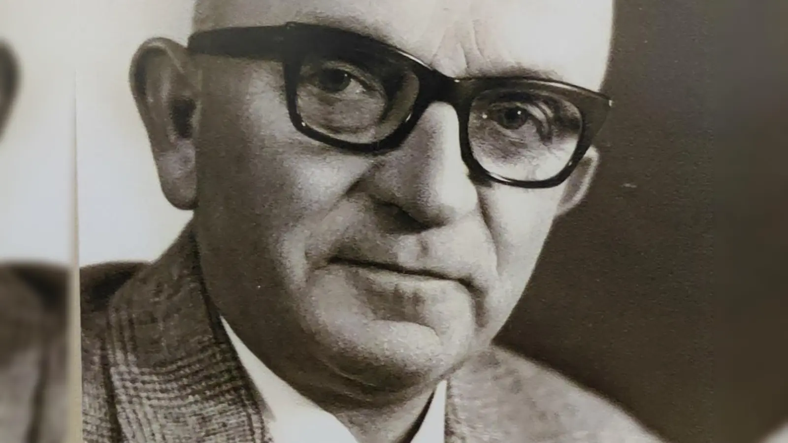 Hans Ehrmann, der letzte Bürgermeister von Reusch, kam durch Losglück in sein Amt. (Archivbild: Feuerwehr Reusch)