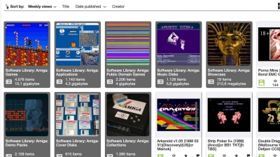 Amiga-Spiele so weit das Auge reicht: Das Internet Archive speichert sie für uns und die Nachwelt. (Foto: archive.org/details/softwarelibrary_amiga/dpa-tmn)