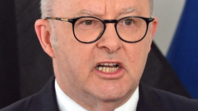 Albanese bezeichnete den Vorgang als „inakzeptabel“. (Foto: Mick Tsikas/AAP/dpa)