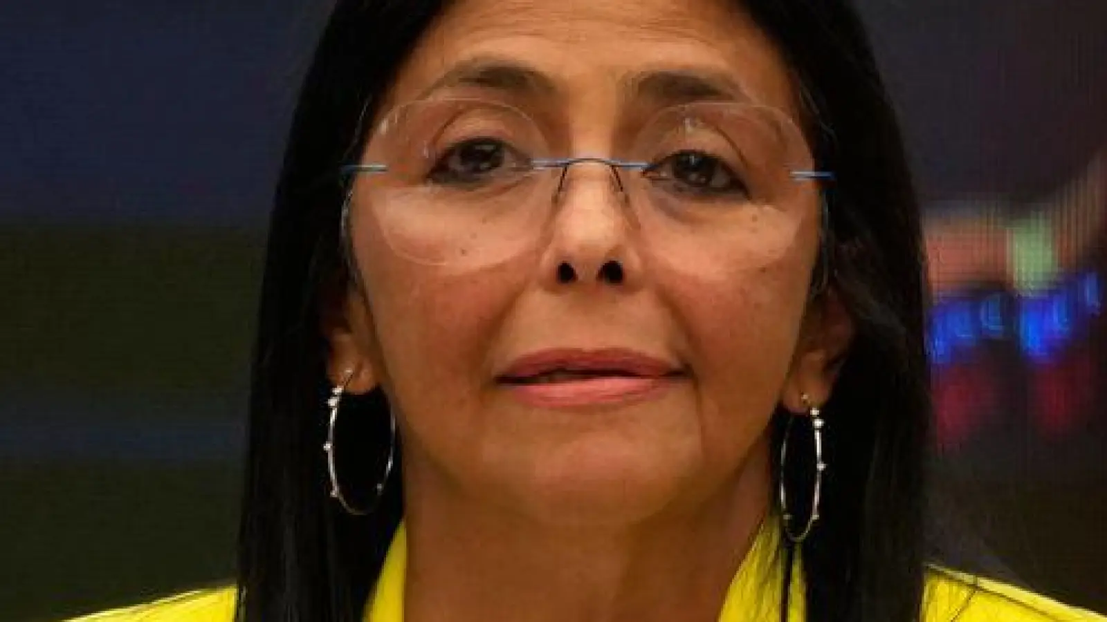 Delcy Rodríguez ist die Vizepräsidentin von Venezuela. (Archivbild) (Foto: Ariana Cubillos/AP/dpa)
