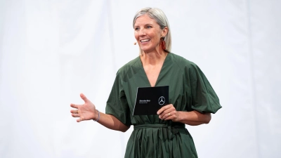 Soll an die Spitze von Daimler Truck aufrücken: Managerin Karin Radström. (Archivbild) (Foto: Jonas Walzberg/dpa)