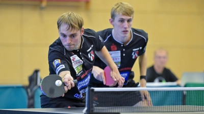 Daniel Rinderer (links) und Tom Schweiger bildeten in der vergangenen Saison ein erfolgreiches Doppel für den TSV Windsbach. (Foto: Martin Rügner)