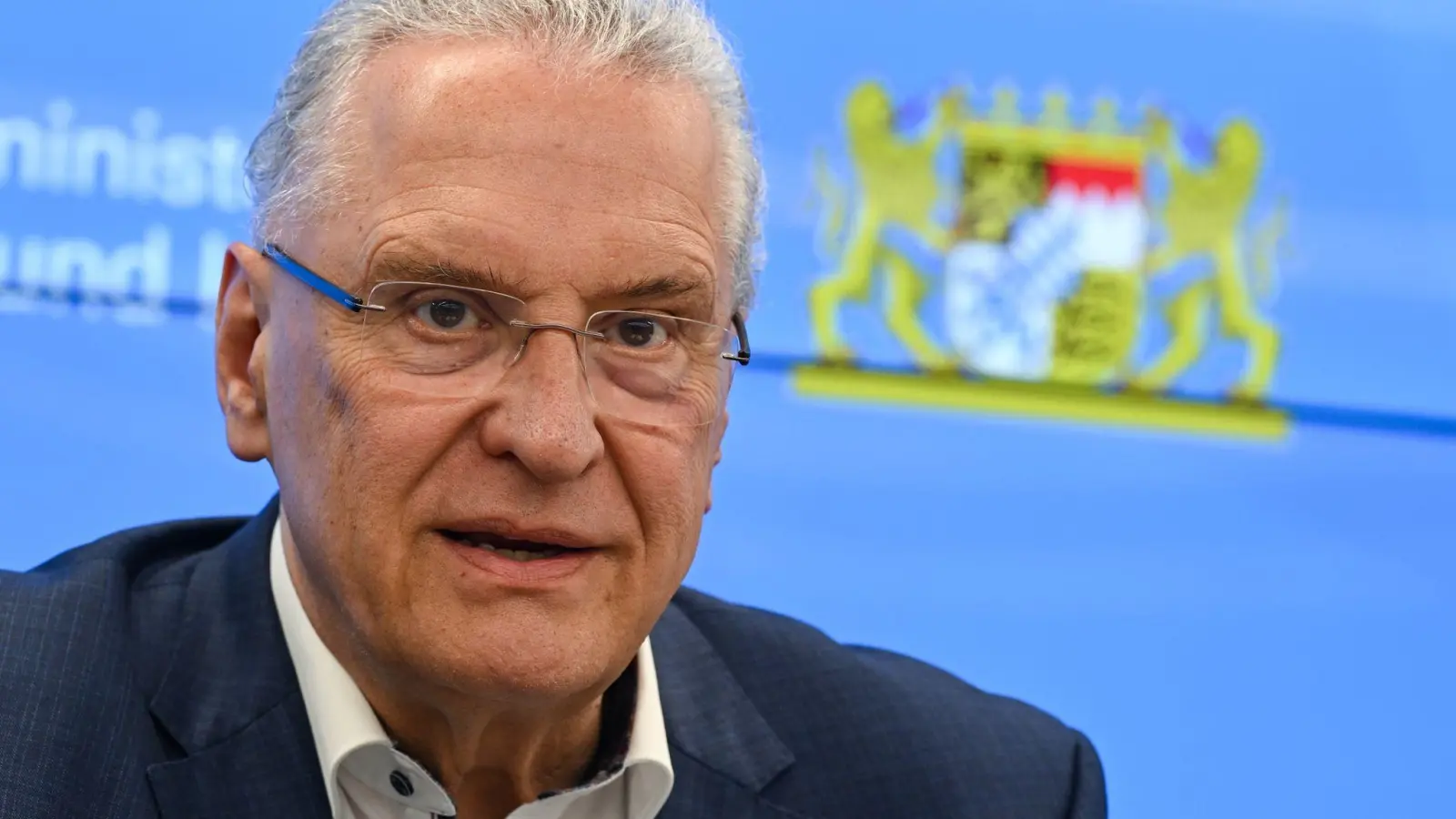 Joachim Herrmann (CSU), Innenminister von Bayern. (Foto: Arne Dedert/dpa/Archivbild)