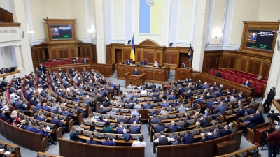 Das ukrainische Parlament, die Oberste Rada, hat den neuen Ministerpräsidenten Serhij Korezkyj bestätigt. (Archivbild) (Foto: -/Ukrinform/dpa)
