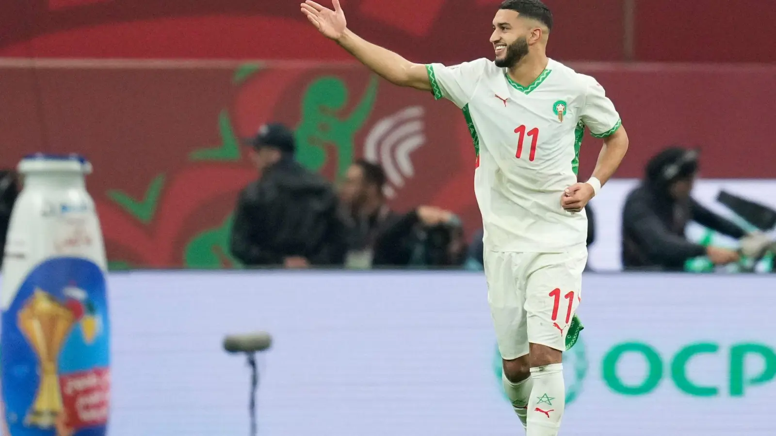 Saibari und der FC Bayern sollen sich einig sein. (Archivbild) (Foto: Mosa'ab Elshamy/AP/dpa)