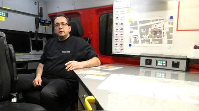 Seit Ende April 2024 ist Manuel Gerich Stadtbrandinspektor der Stadt Rothenburg. Er hat das Amt von Jürgen Holstein übernommen.  (Foto: Karl-Heinz Gisbertz)