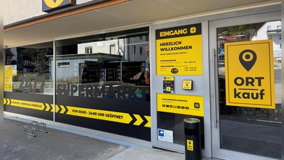 So ähnlich könnte der Mini-Supermarkt aussehen. Das Foto zeigt die Ortkauf-Filiale in Weißbach (Hohenlohekreis). (Foto: Christoph Sarnowski)