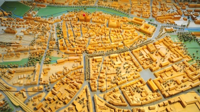 Im Markgrafenmuseum existiert bereits ein hölzernes Stadtmodell von Ansbach aus dem Jahr 1970. Dieses Modell wird in die neue Abteilung integriert. (Archivbild: Jim Albright)