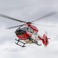 Ein Rettungshubschrauber brachte das Kind noch in ein Krankenhaus. (Symbolbild) (Foto: Daniel Karmann/dpa)