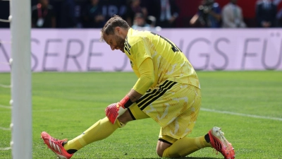 Erneut starker Rückhalt: DFB-Torwart Oliver Baumann. (Foto: Christian Charisius/dpa)
