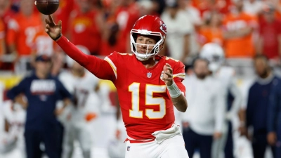 Patrick Mahomes in Aktion. (Foto: Colin E. Braley/AP/dpa)