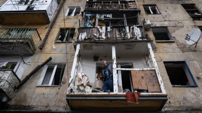 Slowjansk wird immer wieder von den russischen Militärs unter Beschuss genommen. (Archivbild) (Foto: Ashley Chan/SOPA Images via ZUMA Press Wire/dpa)