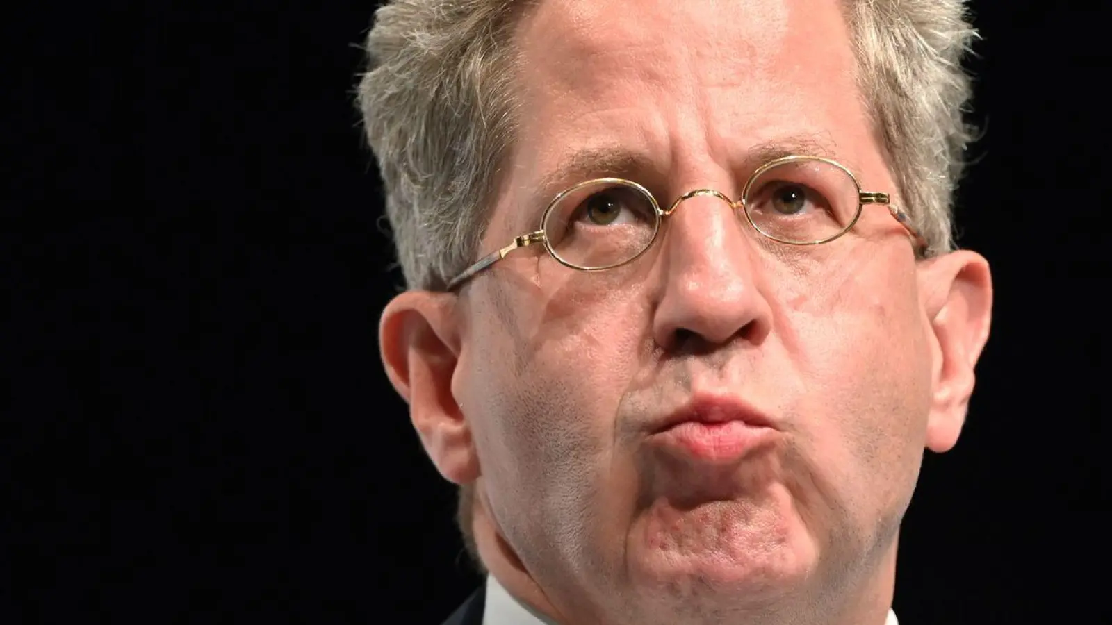 Hans-Georg Maaßen (CDU), früherer Präsident des Bundesamts für Verfassungsschutz, nimmt an der Wahlarena der Zeitung „Freies Wort“ im Congress Centrum Suhl (CCS) teil. (Foto: Martin Schutt/dpa-Zentralbild/dpa)