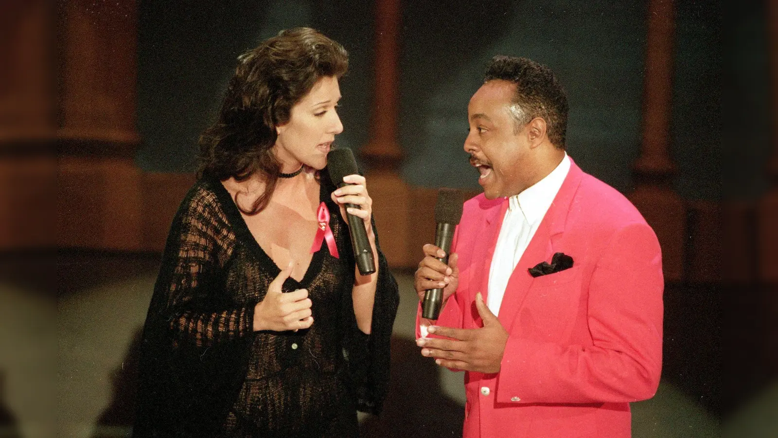 Peabo Bryson und Céline Dion gewannen für Disney-Duet einen Grammy. (Archivbild) (Foto: Reed Saxon/AP/dpa)