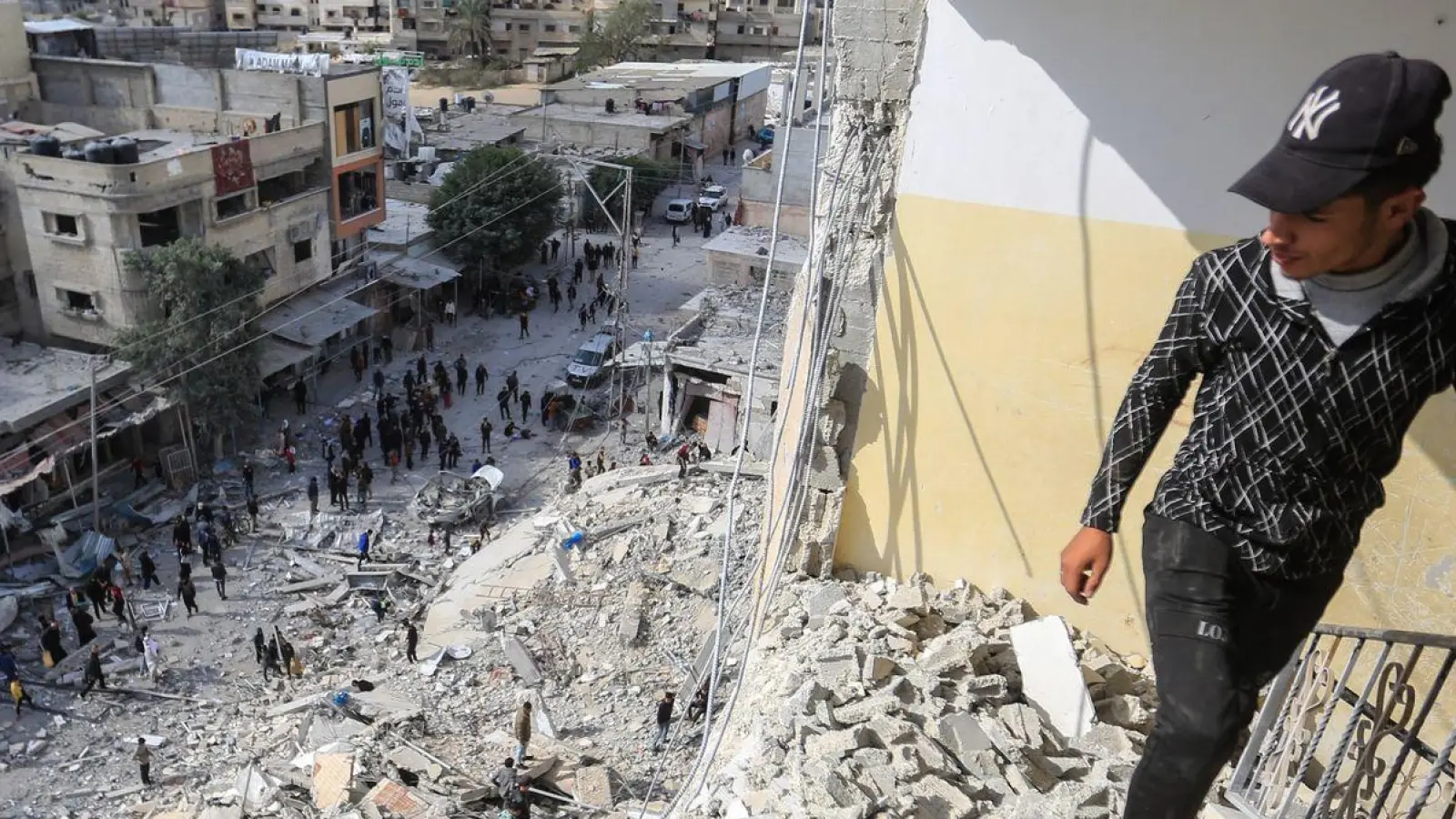 Die humanitäre Lage im Gazastreifen ist katastrophal. Israel steht unter wachsendem Druck, mehr Hilfslieferungen zuzulassen. (Foto: Mohammed Talatene/dpa)