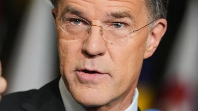 Wirbt um frisches Geld für US-Waffen für die Ukraine: Nato-Generalsekretär Mark Rutte. (Foto: Virginia Mayo/AP/dpa)