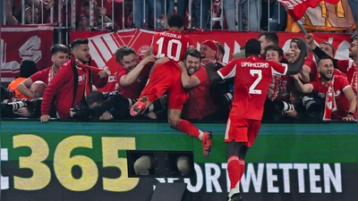Bayern München ist von der UEFA mit einer saftigen Geldstrafe belegt worden. (Archivbild) (Foto: Sven Hoppe/dpa)