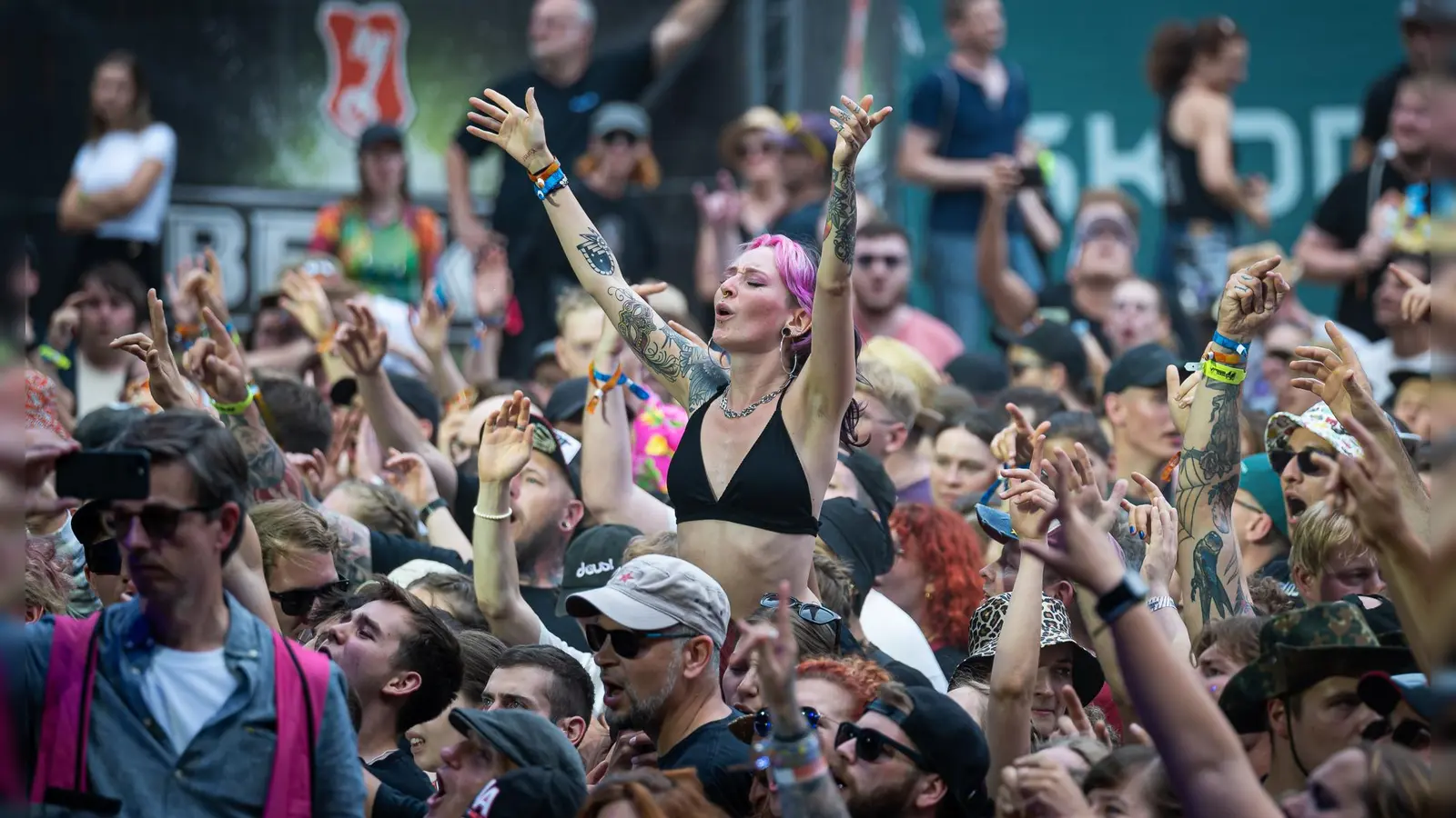 Zum Taubertal-Festival werden auf der Eiswiese bei Rothenburg vom 7. bis 10. August 2025 rund 15.000 Besucher erwartet. (Archivbild: Mirko Fryska)