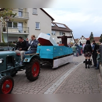 Der traditionelle Kerwaumzug zieht am Sonntag ab 13.30 Uhr durch Vestenbergsgreuth.  (Foto: Rainer Fritsch)