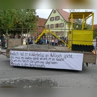 Der Umzug fasst die Highlights des vergangenen Jahres zusammen.  (Foto: HELMUT MEIXNER)