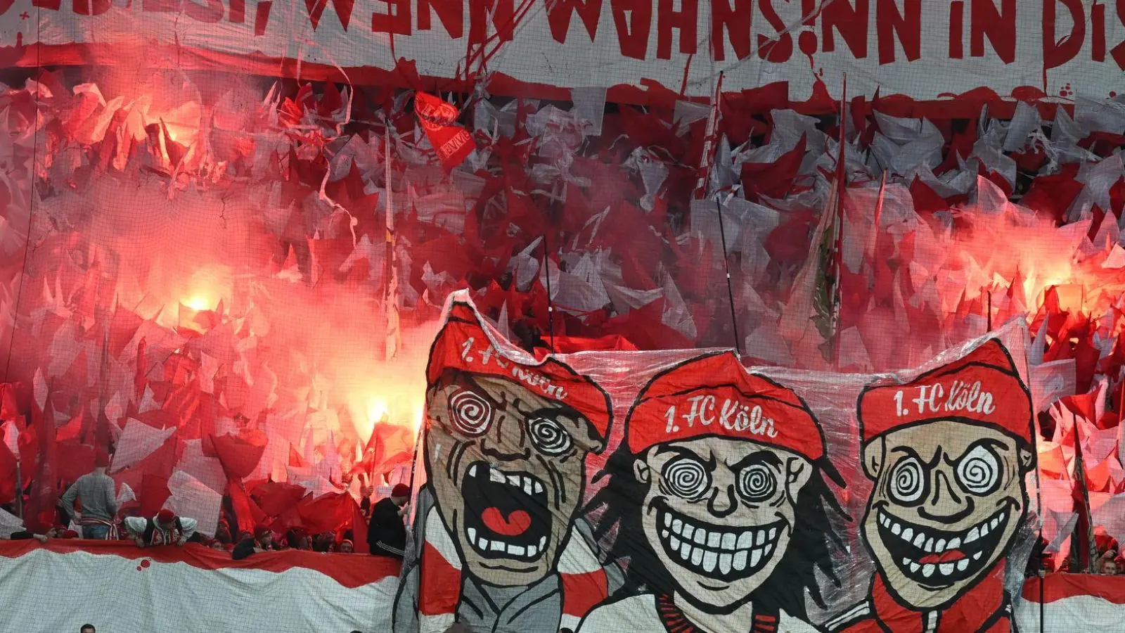 Der 1. FC Köln musste in der Vorsaison das meiste Bußgeld für Vergehen seiner Fans zahlen. (Archivbild)  (Foto: Carmen Jaspersen/dpa)