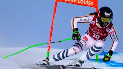 Fuhr in Lake Louise in die Top-10: Kira Weidle. (Foto: Frank Gunn/The Canadian Press via AP/dpa)