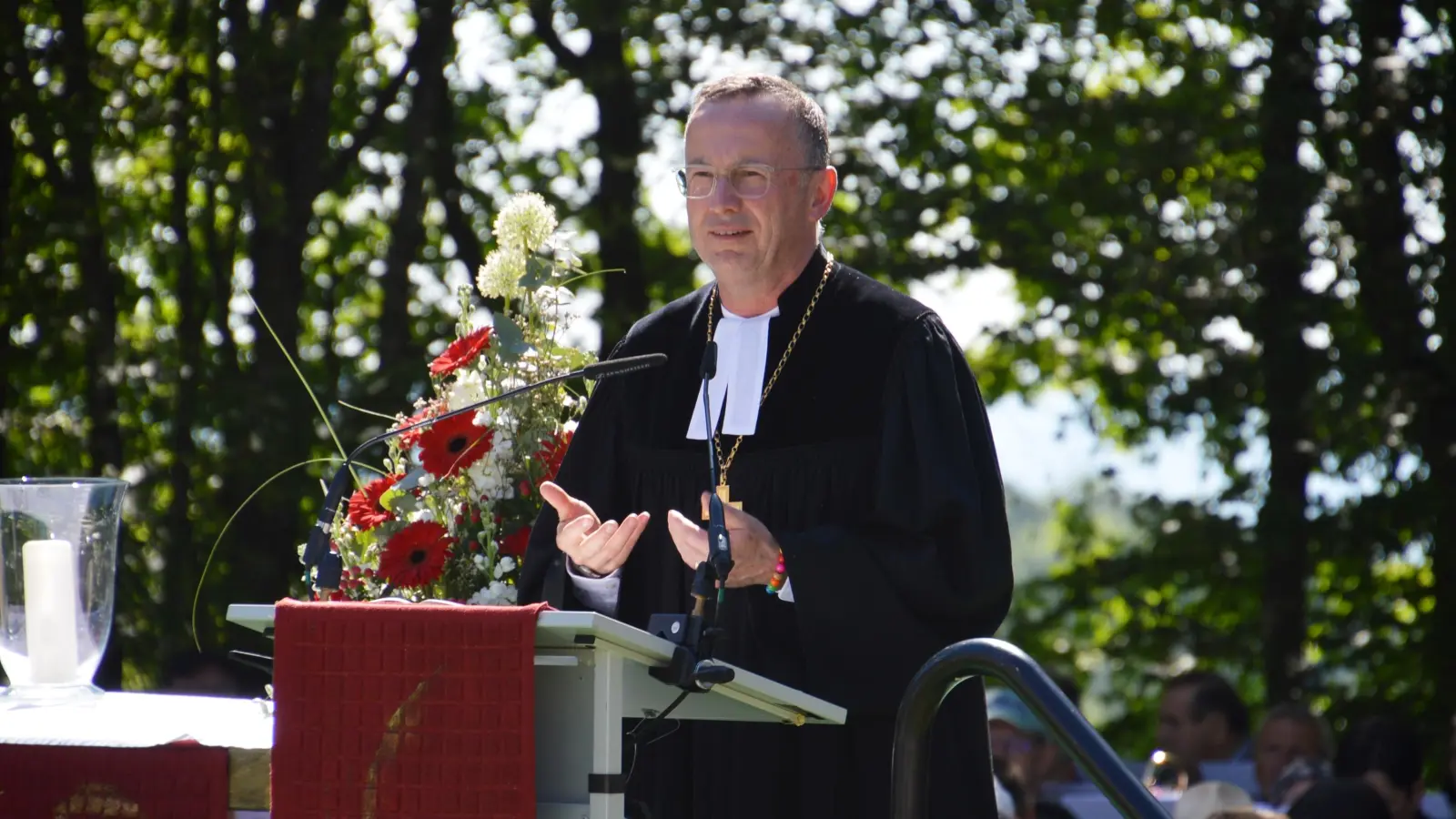 Nach der Premiere im vergangenen Jahr wird der bayerische Landesbischof Christian Kopp auch dieses Jahr beim Kirchentag sein. (Foto: Peter Tippl)