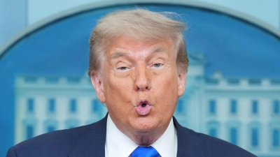 „Wir werden es uns ansehen müssen“ - sagt Trump zum Wunsch der Ukraine nach einem weiteren Patriot-Luftabwehrsystem. (Foto: Jacquelyn Martin/AP/dpa)