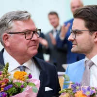 Die neuen Minister sind vereidigt. (Foto: Sven Hoppe/dpa)