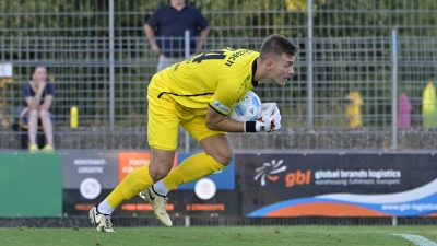 Rückhalt im Tor der SpVgg Ansbach: Heiko Schiefer. (Foto: Martin Rügner)