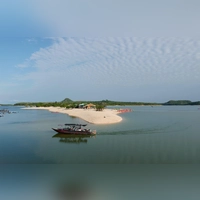 Ein Strand wie aus dem Bilderbuch: Ilha do Amor gegenüber von Alter do Chão. (Foto: Andreas Drouve/dpa-tmn)