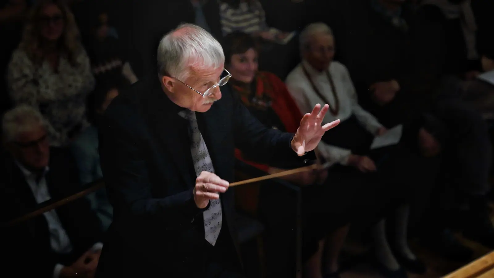 Der Orchesterchef im Einsatz: Ernst Berendes. (Foto: Thomas Wirth)