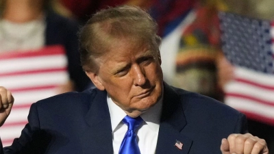 Will Bürger nach der Wahl belohnen: Präsident Trump. (Foto: Alex Brandon/AP/dpa)