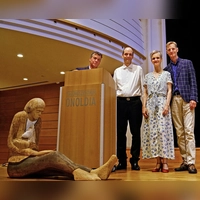 Gestalteten die Eröffnung der Kaspar-Hauser-Festspiele 2026 (von links): Eckart Böhmer, Hristo Kazakov, Claudia Dölker und Hartmut Scheyhing. (Foto: Elke Walter)