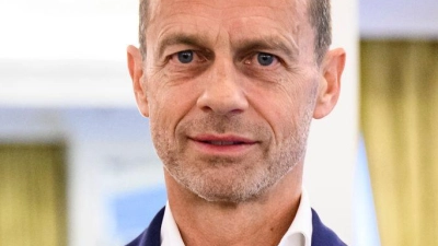 Organisiert Europas Widerstand: UEFA-Boss Ceferin. (Archivbild) (Foto: Tom Weller/dpa)