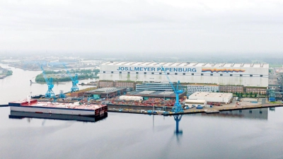 Die Rettung der Meyer Werft geht in die entscheidende Phase (Archivbild). (Foto: Sina Schuldt/dpa)