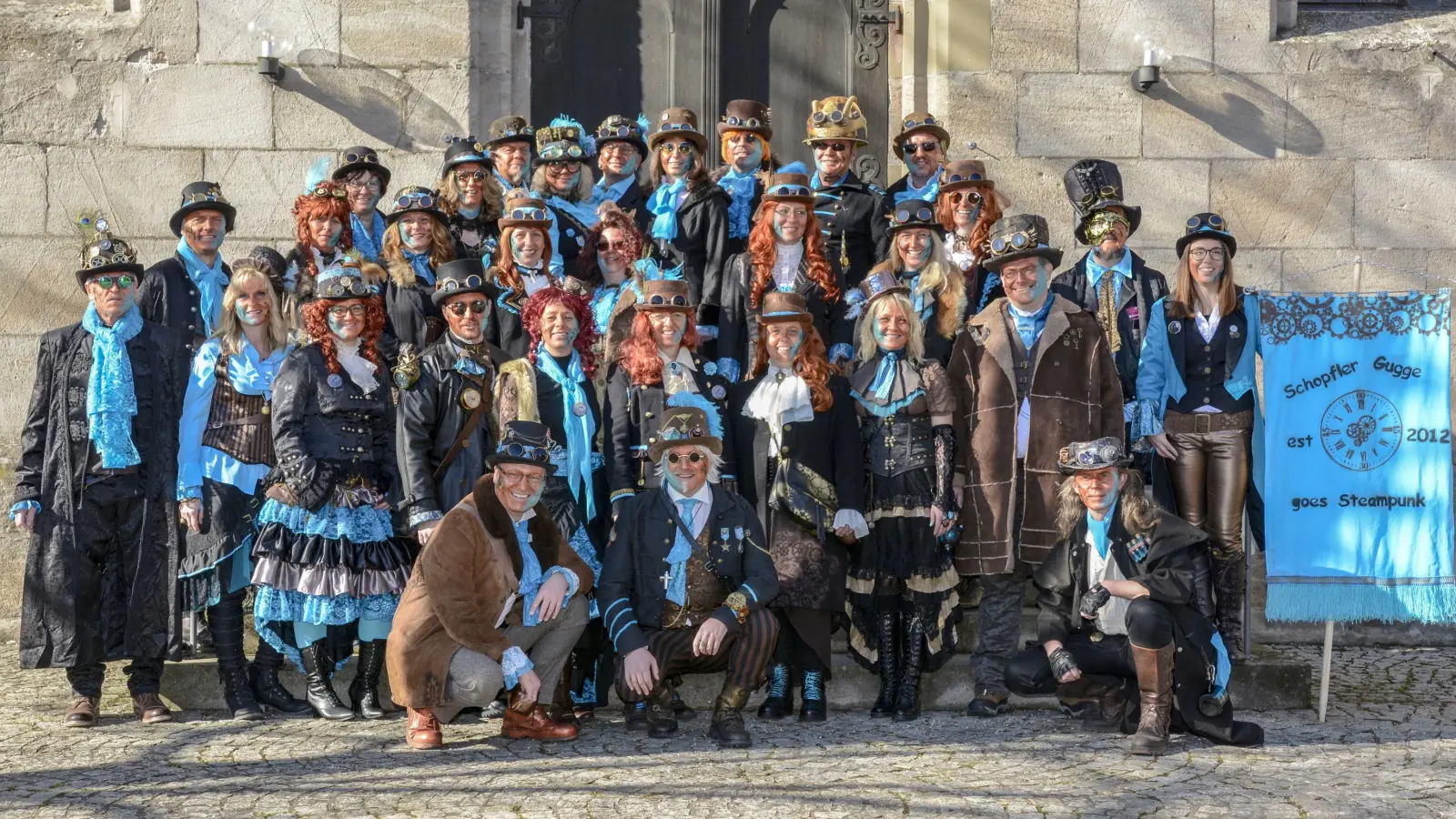 Nach der Narrenmesse schlängelt sich am kommenden Samstag in Dürrwangen der Faschingswurm, angeführt von den Schopfler Gugge (Foto), von der Kirche zur Alten Turnhalle. (Archivfoto: Daniel Ganzer)