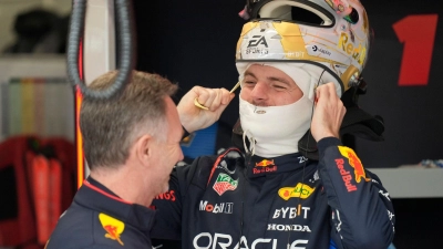 Weltmeister Max Verstappen hat sich auch von der Titelparty in Las Vegas bis in die Morgenstunden erholt.  (Foto: Darko Bandic/AP)