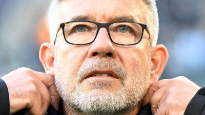 Mainzer Trainer Urs Fischer: Überraschung gegen den FC Bayern? (Archivbild) (Foto: Ulrich Hufnagel/dpa)