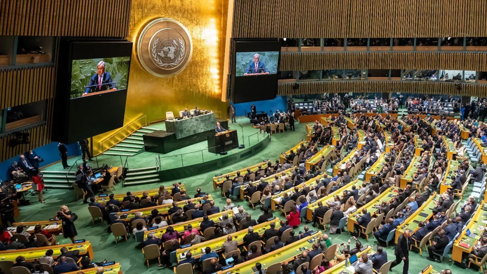 UN-Generalsekretär António Guterres hat schon mehrfach vor den Gefahren der Technologie gewarnt. (Foto: Michael Kappeler/dpa)