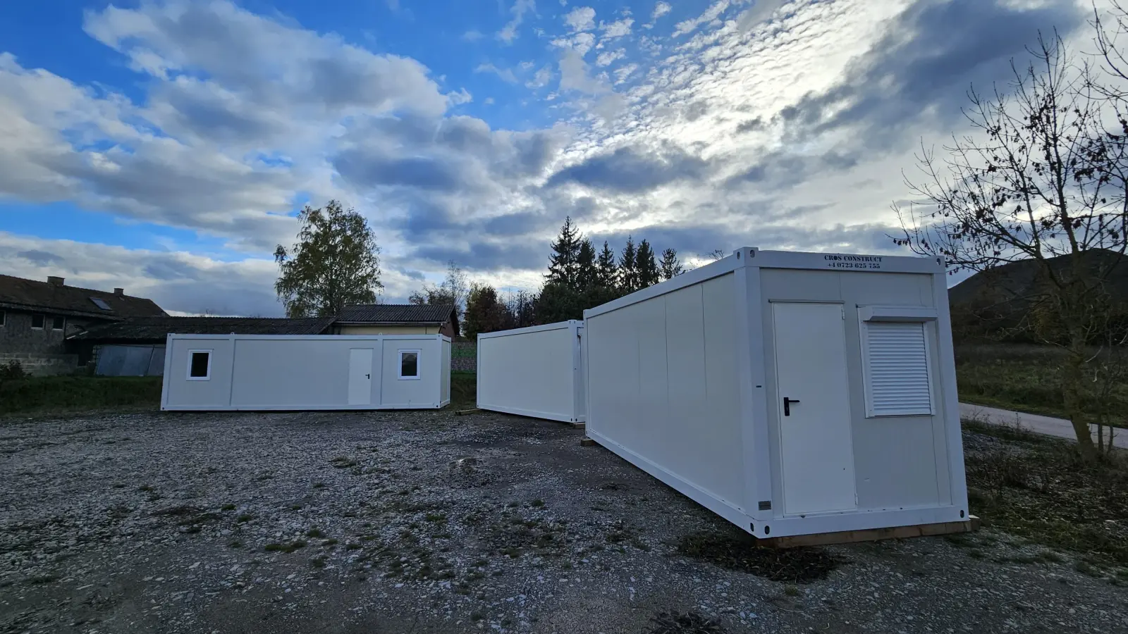 So sieht die Container-Notunterkunft in Leutershausen aus. (Foto: Wolfgang Grebenhof)