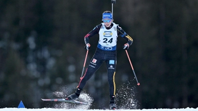 Franziska Preuß beim Heimspiel auf der Strecke. (Foto: Sven Hoppe/dpa)