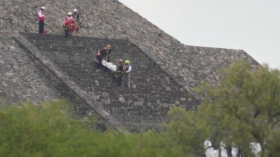 Teotihuacan ist eine der meistbesuchten Ausgrabungsstätten in Mexiko.  (Foto: Eduardo Verdugo/AP/dpa)