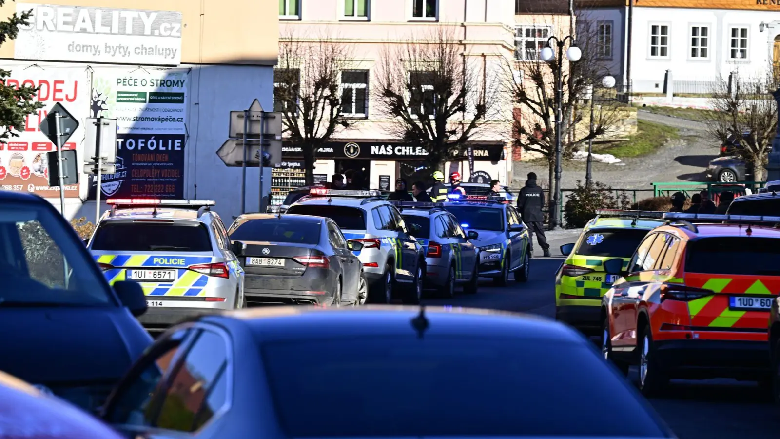 In einem Rathaus in Tschechien sind Schüsse gefallen. (Foto: Hájek Ondøej/CTK/dpa)