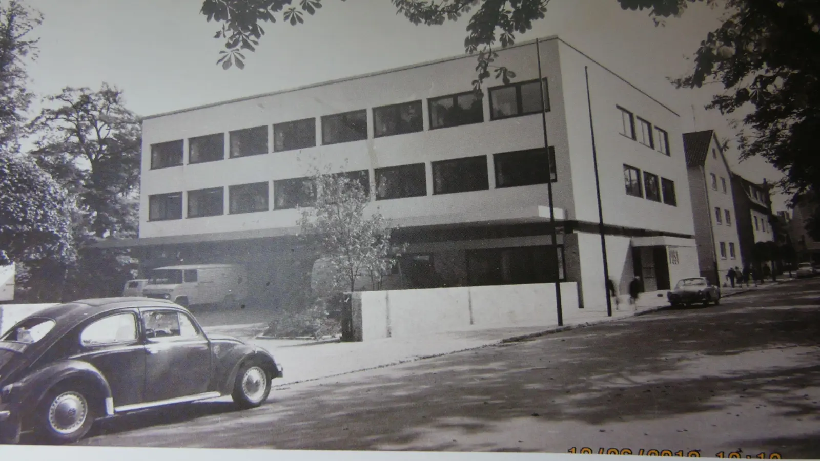 1968 erfolgte der Neubau des Postamtes, das danach noch einige Umbauten erfuhr. (Repro: Wolfram Schmidt)