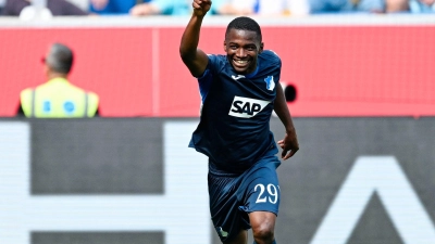Ab nach England? Hoffenheims Toptalent Bazoumana Touré. (Archivbild)   (Foto: Uwe Anspach/dpa)