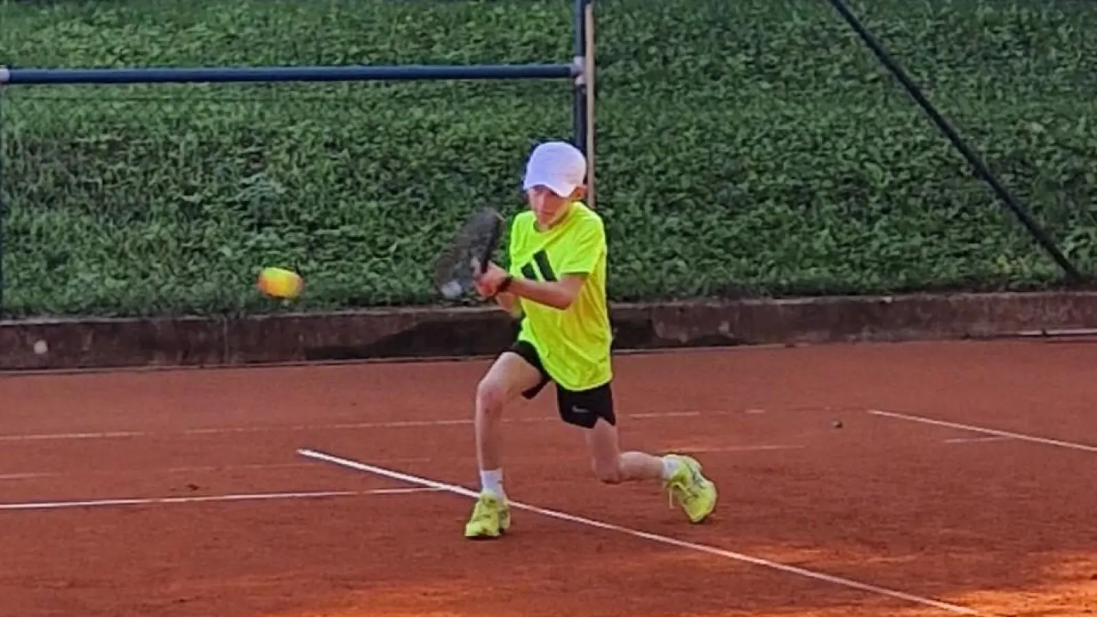 Theo Auerochs beim Turnier in Ingolstadt. (Foto: Marie Auerochs)